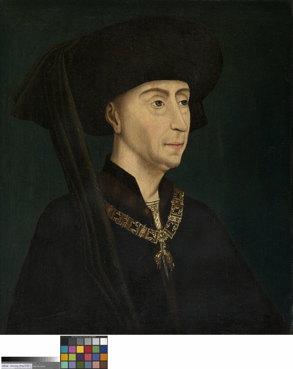 Portret van Filips de Goede door Rogier van der (after) Weyden