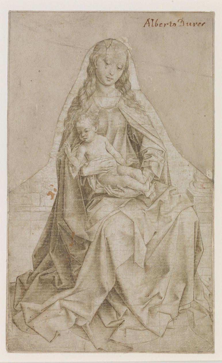 Madonna met zegen door Rogier van der Weyden