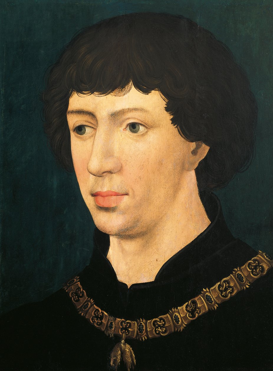 Portret van Karel de Stoute, Hertog van Bourgondië door Rogier van der Weyden