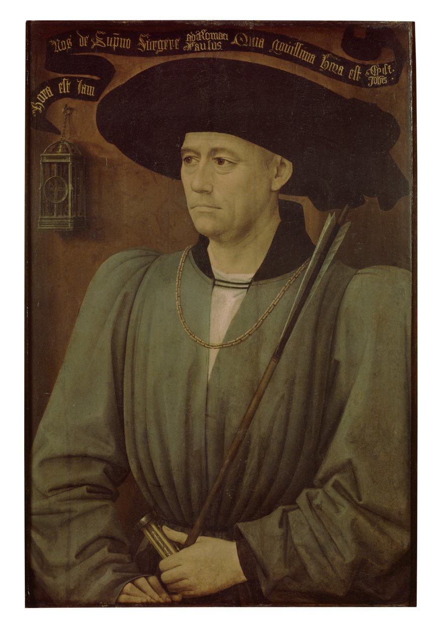 Portret van een toernooirechter door Rogier van der Weyden