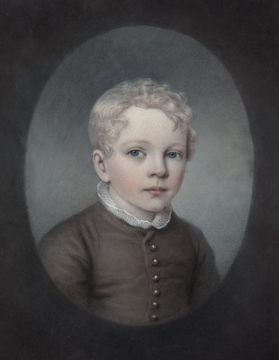 Edgeworth King in een bruin pak door Rolinda Sharples or Ellen Sharples
