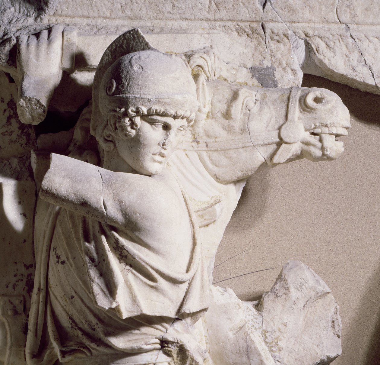 Slagveld, ca. 169 (detail) door Roman