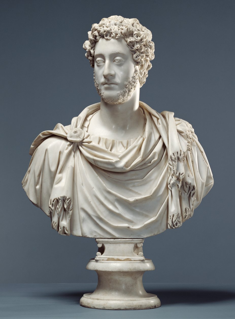 Buste van keizer Commodus, ca. 180-85 n.Chr. door Roman