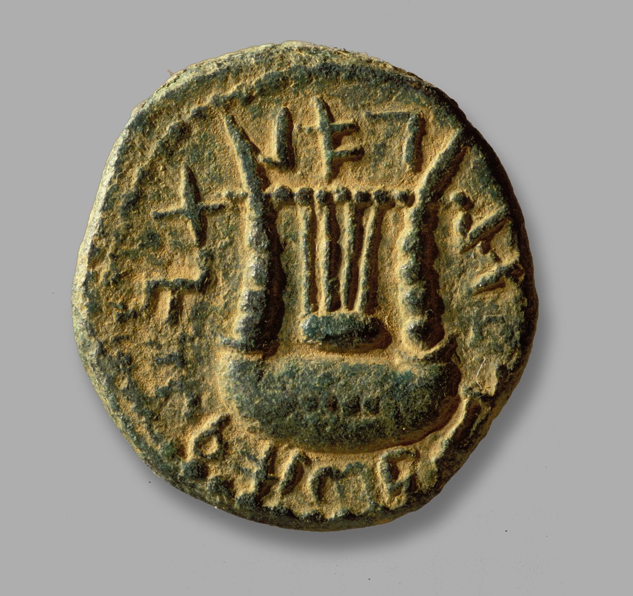 Munt ter herdenking van de Bar-Kokhba opstand tegen de Romeinen, 132-133 door Roman