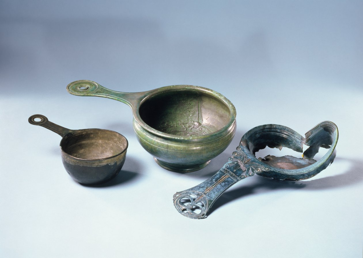 Kookgerei, (brons) door Roman
