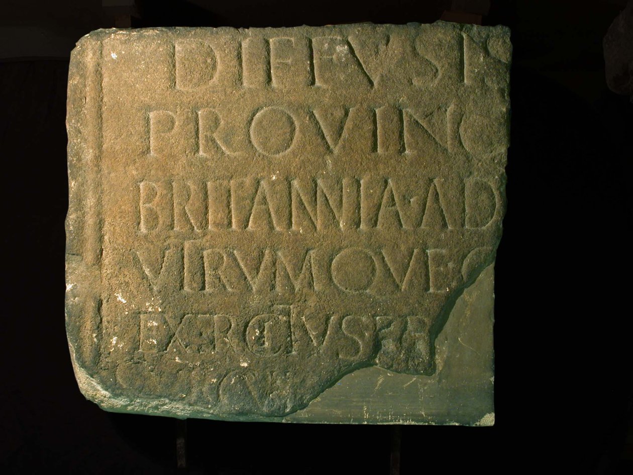Fragment van een Romeinse Tablet door Roman