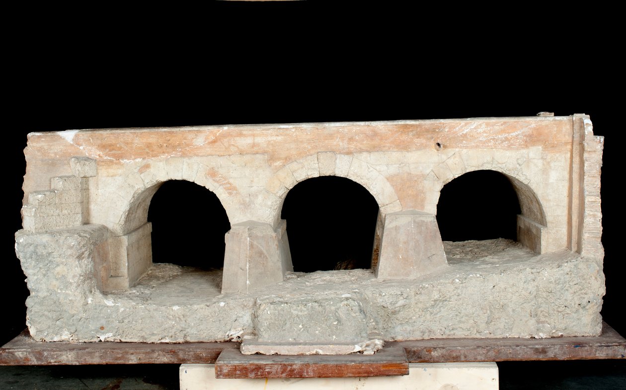 Model van een aquaduct door Roman