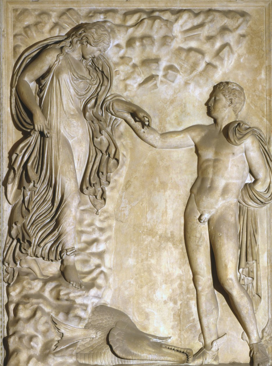 Perseus en Andromeda (marmer) door Roman