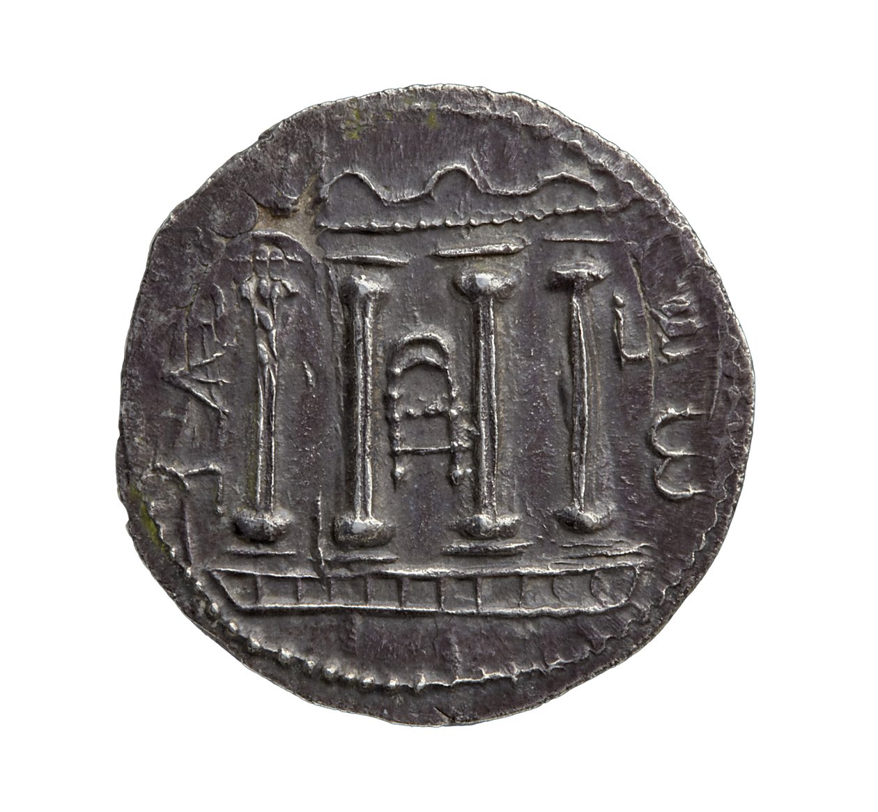 Romeinse provinciale zilveren munt uit Judea, AD 132 door Roman