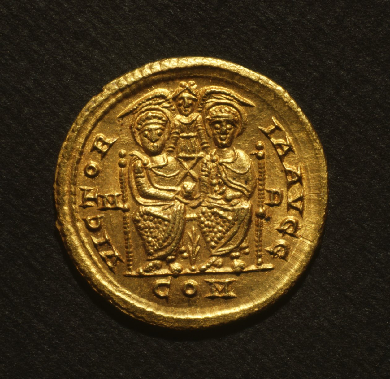 Solidus van Eugenius, 392-94 door Roman