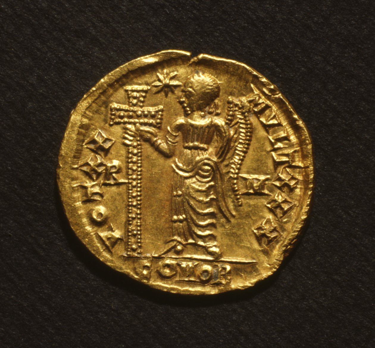 Solidus van Galla Placidia, 425-50 door Roman
