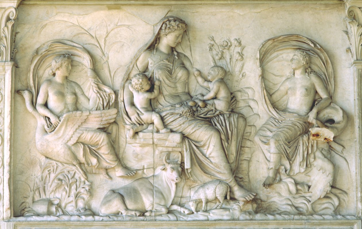 Tellus paneel van de Ara Pacis door Roman