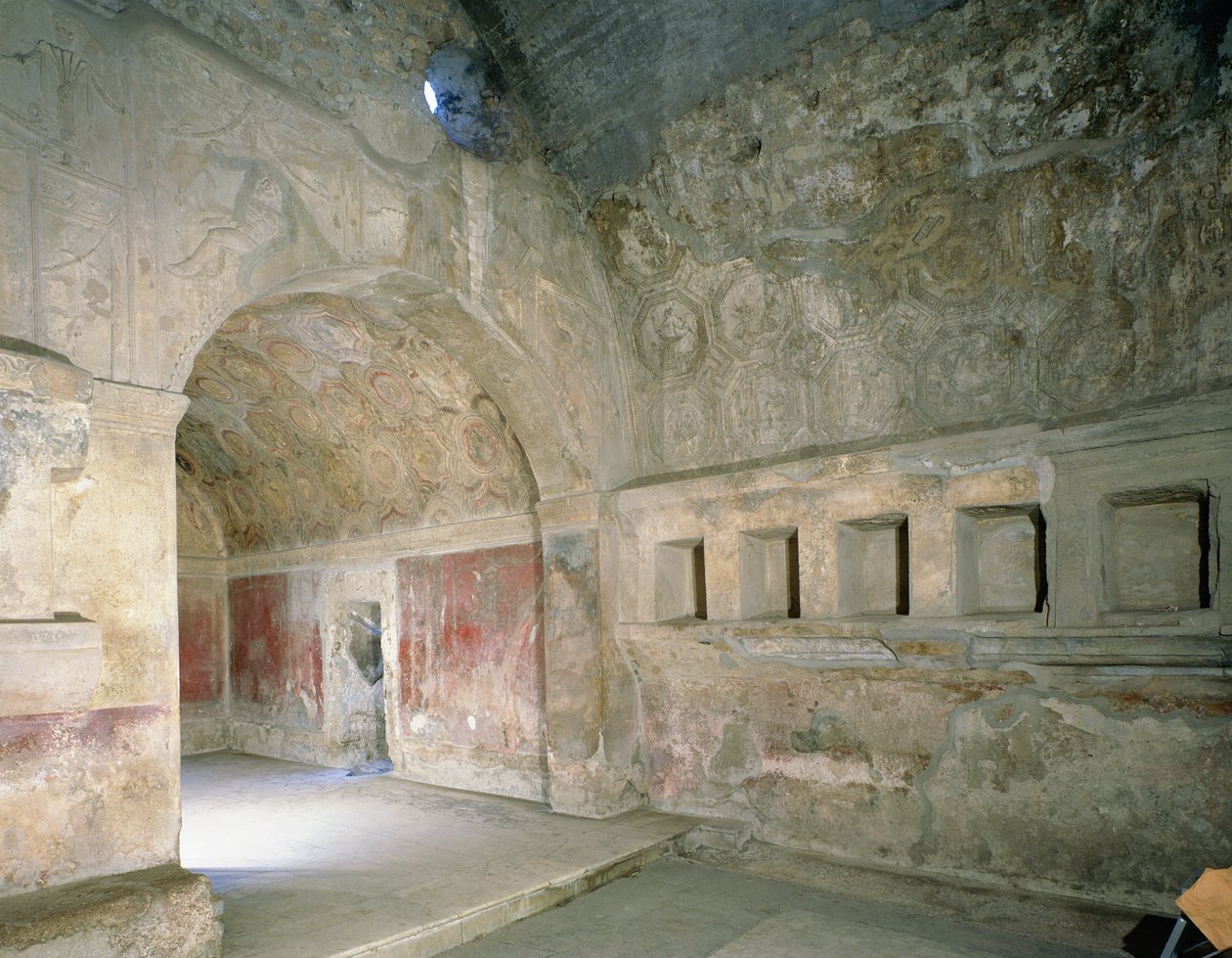 De thermale baden van Stabiae door Roman