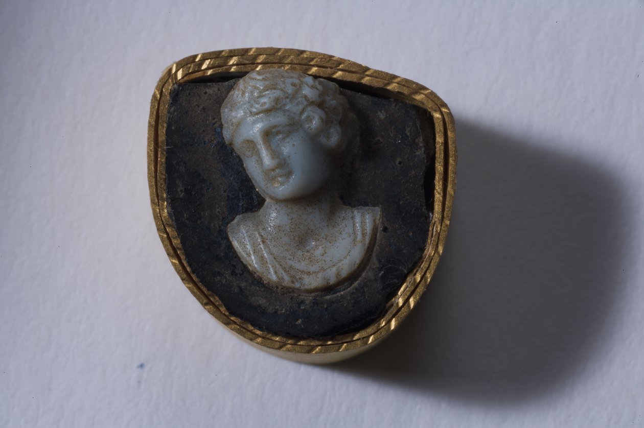 Romeinse camee van een vrouwelijke buste door Roman Imperial Period
