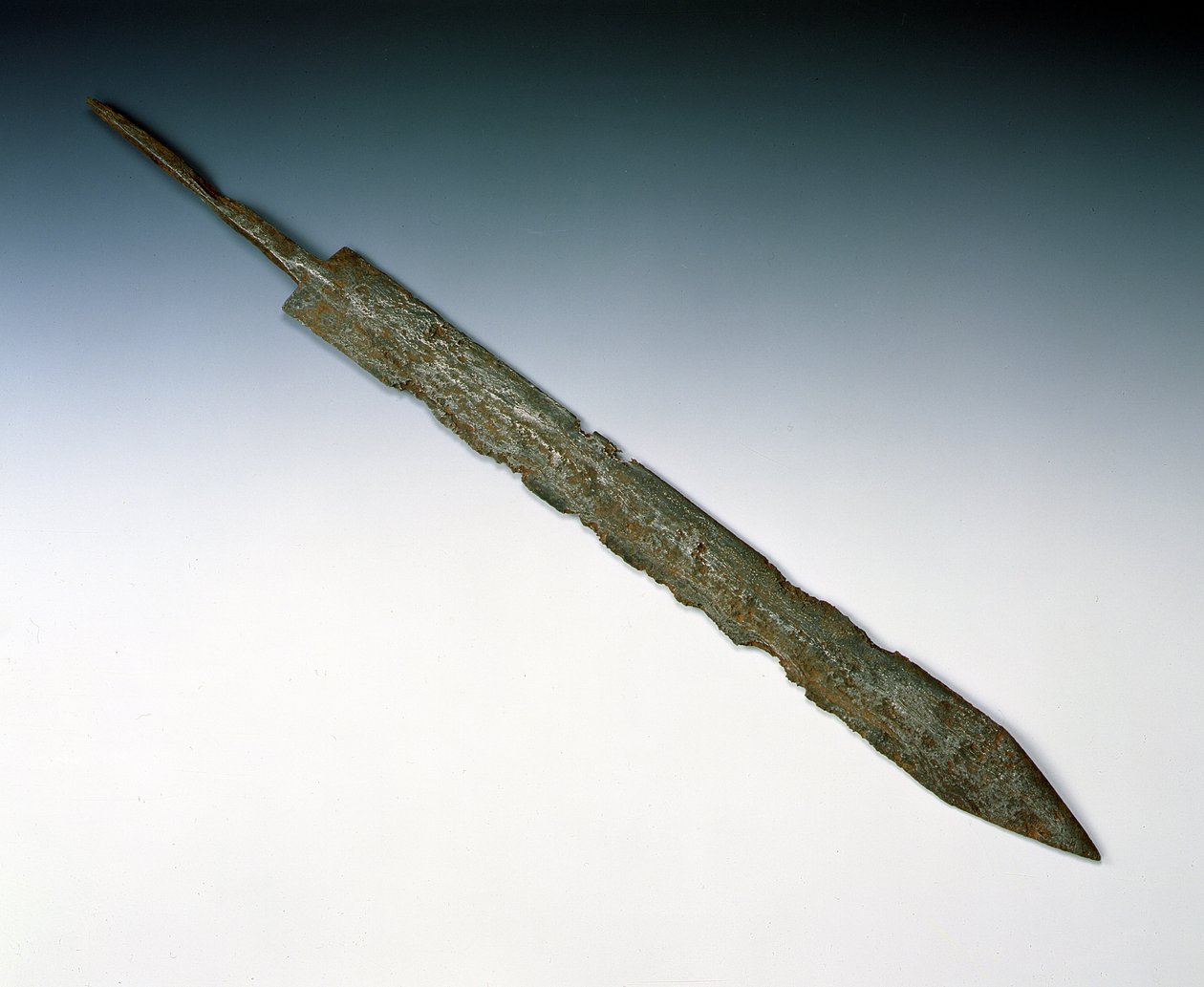 Legioenzwaard van gladius, van de Romeinse site in Newstead, Melrose door Roman