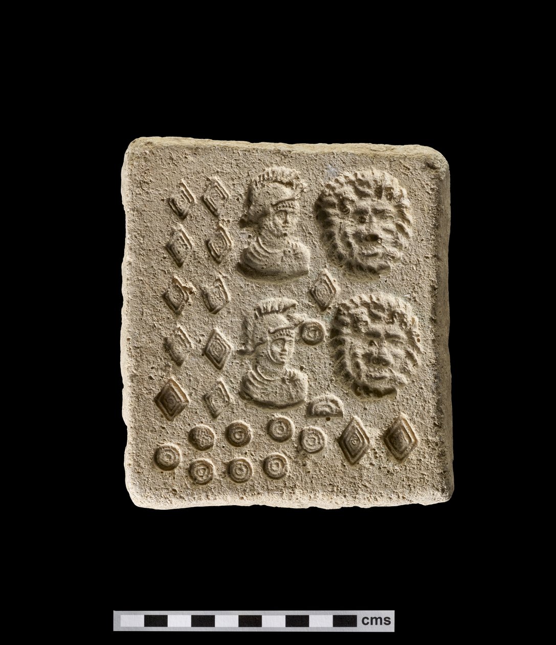 Mal voor het maken van aangebrachte figuren, Noord-Afrika door Roman