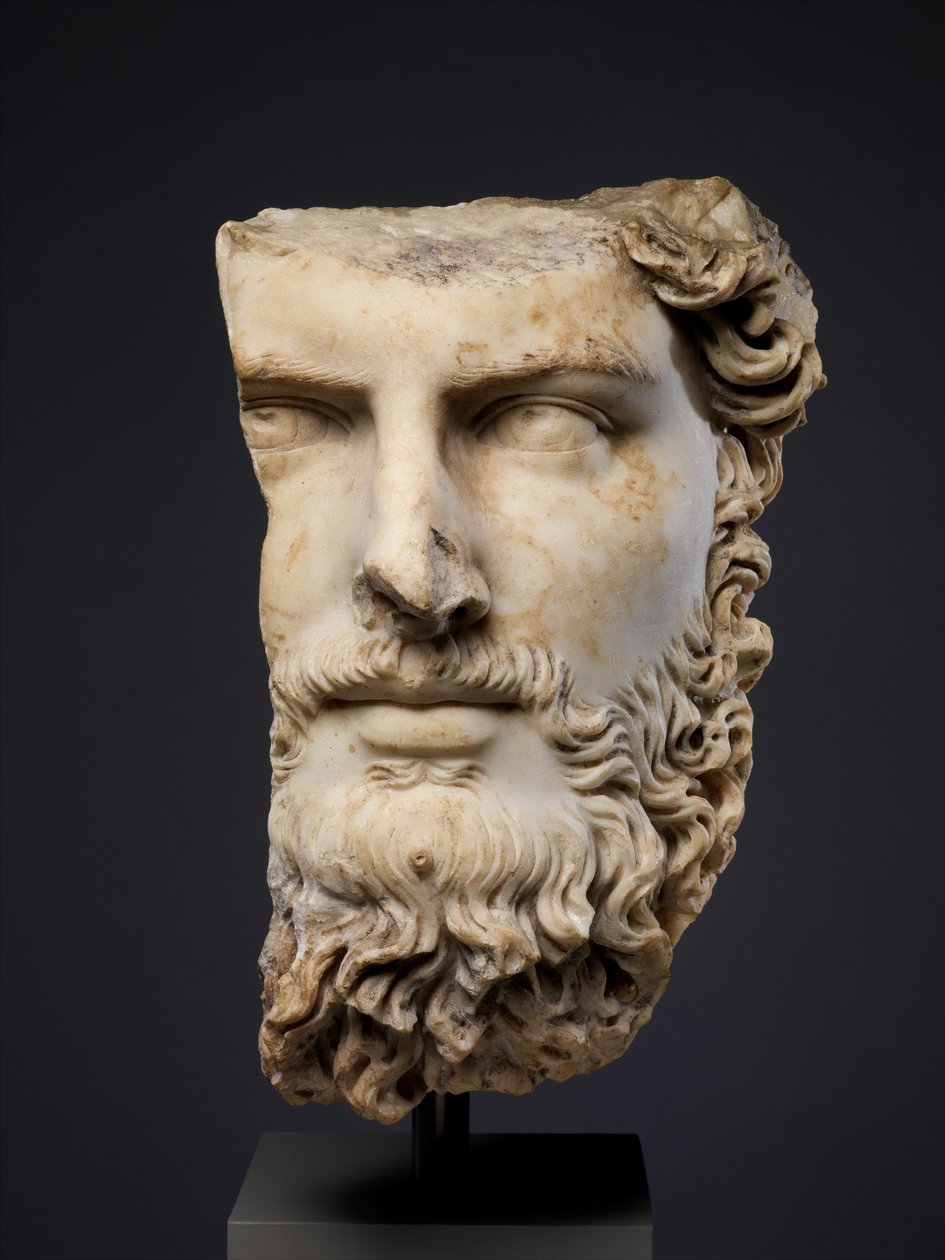Portret van de medekeizer Lucius Verus door Roman