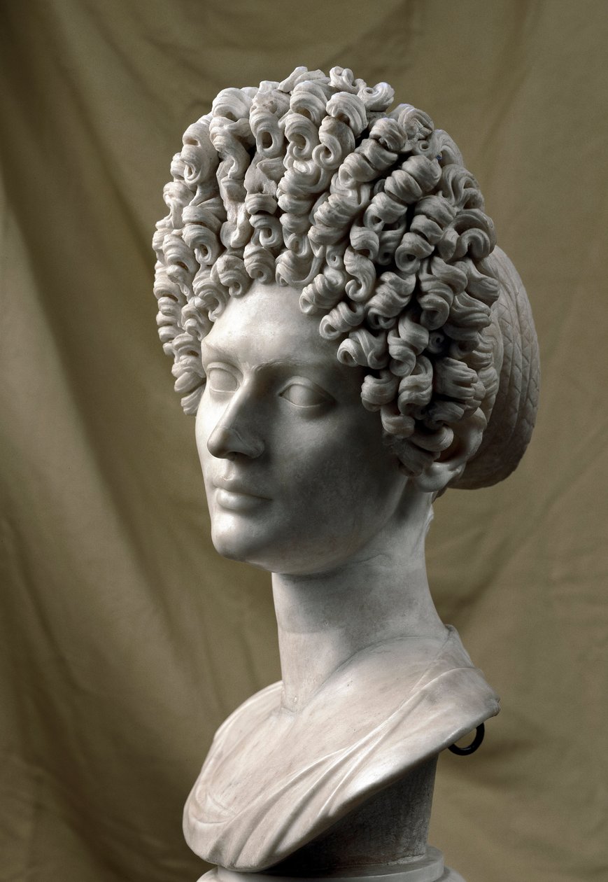 Romeinse kunst: portret van een dame uit de Flavische periode door Roman
