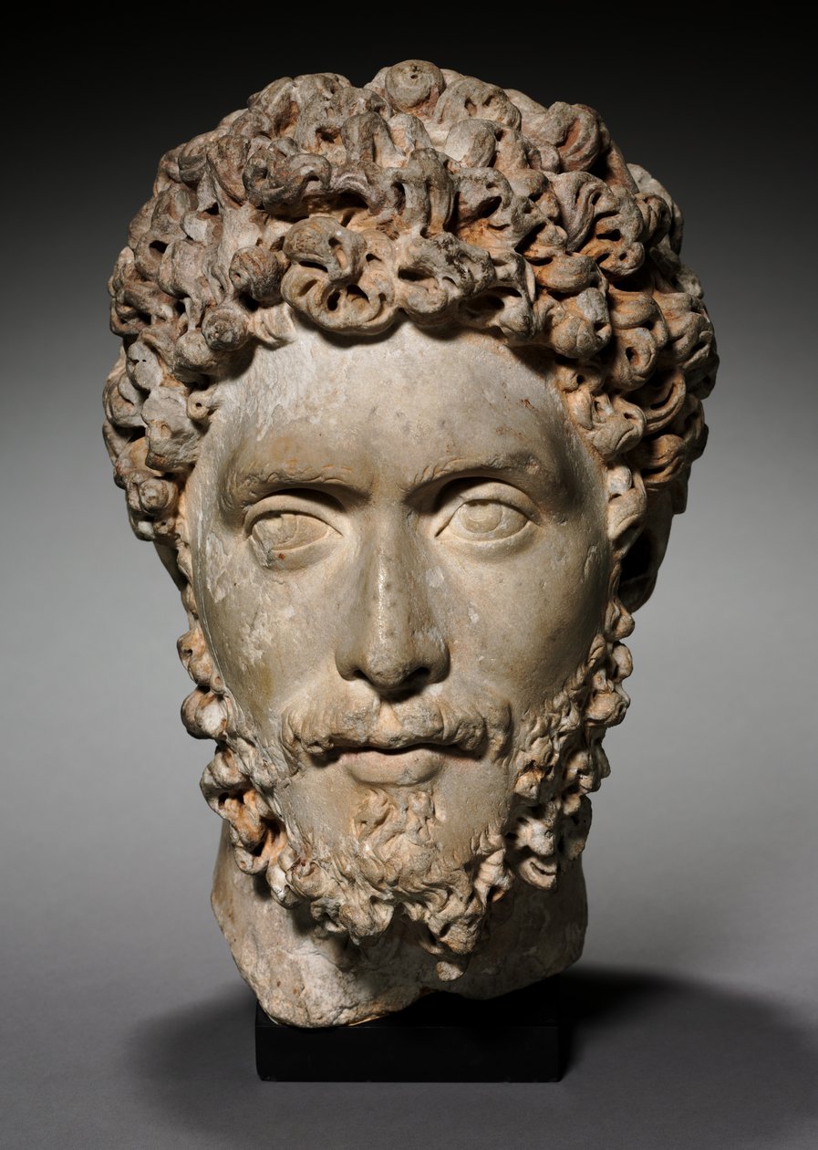Hoofd van een edelman of ambtenaar, 175-200 door Roman Imperial Period