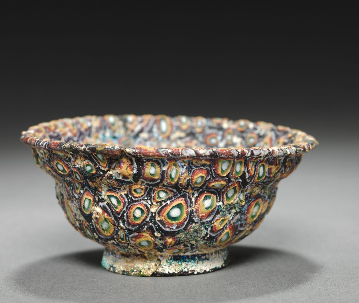 Millefiori kom, 1-100 door Roman Imperial Period