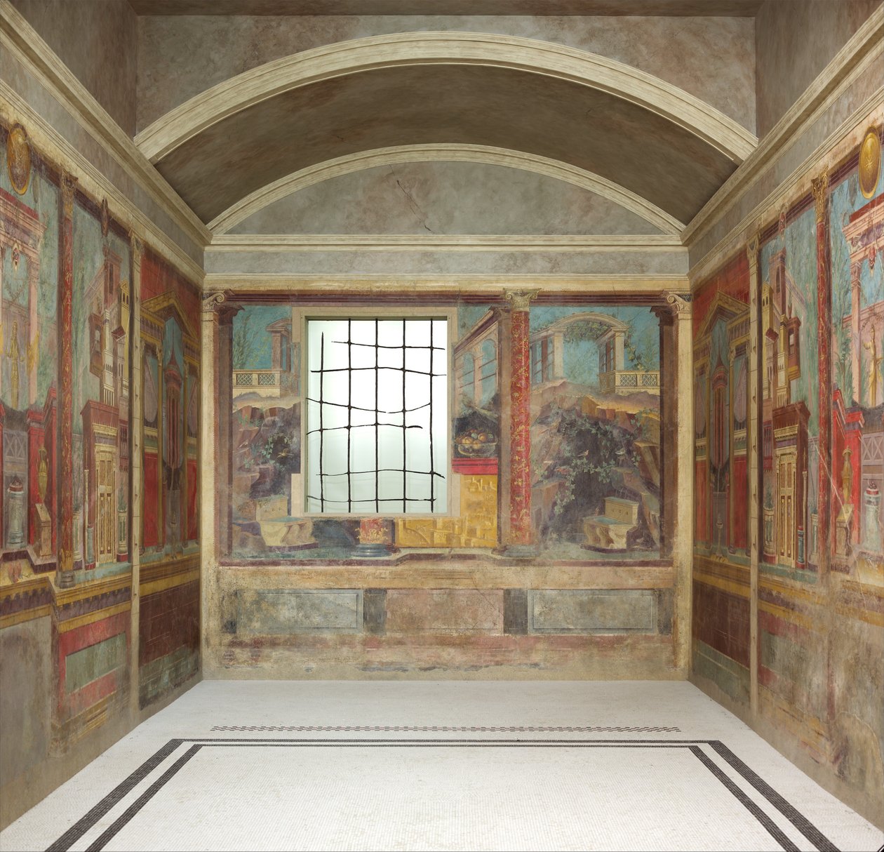 Cubiculum van een villa in Boscoreale, c.50-40 v.Chr. door Roman Republican Period