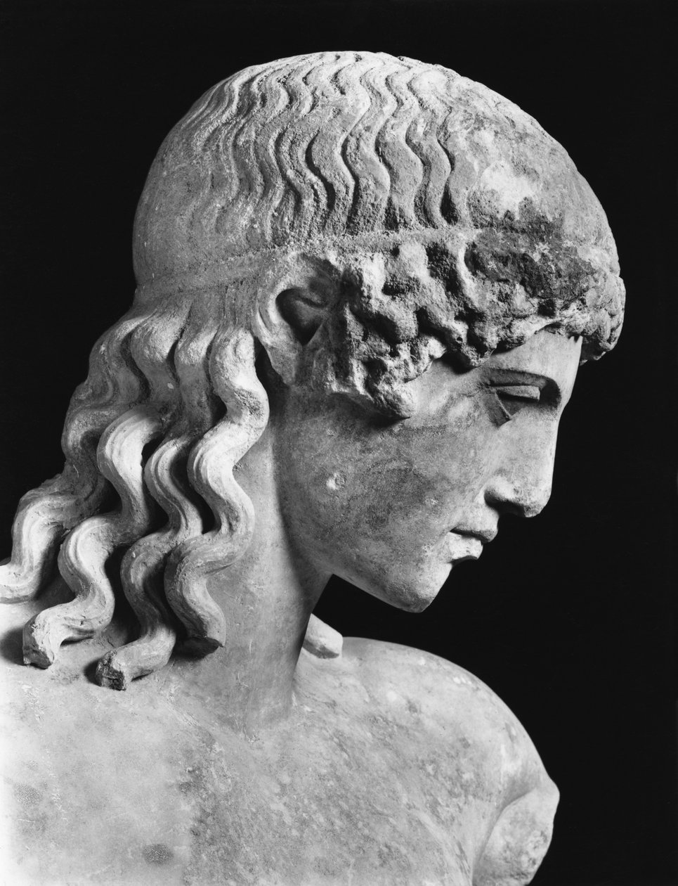 Apollo (marmer) (detail) door Roman Roman