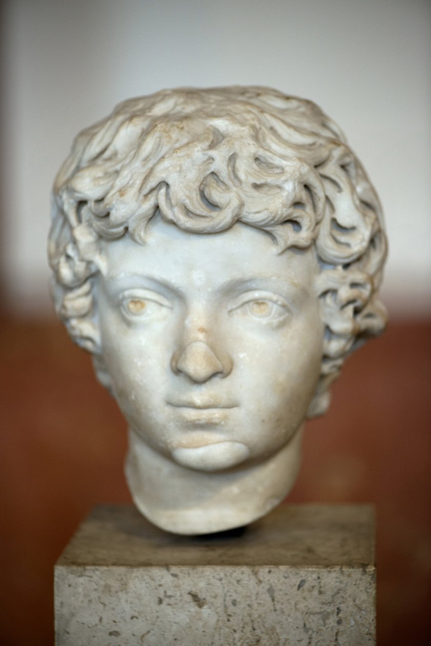 Hoofd van de Romeinse keizer Caracalla als kind (188 - 217 AD) door Roman Roman