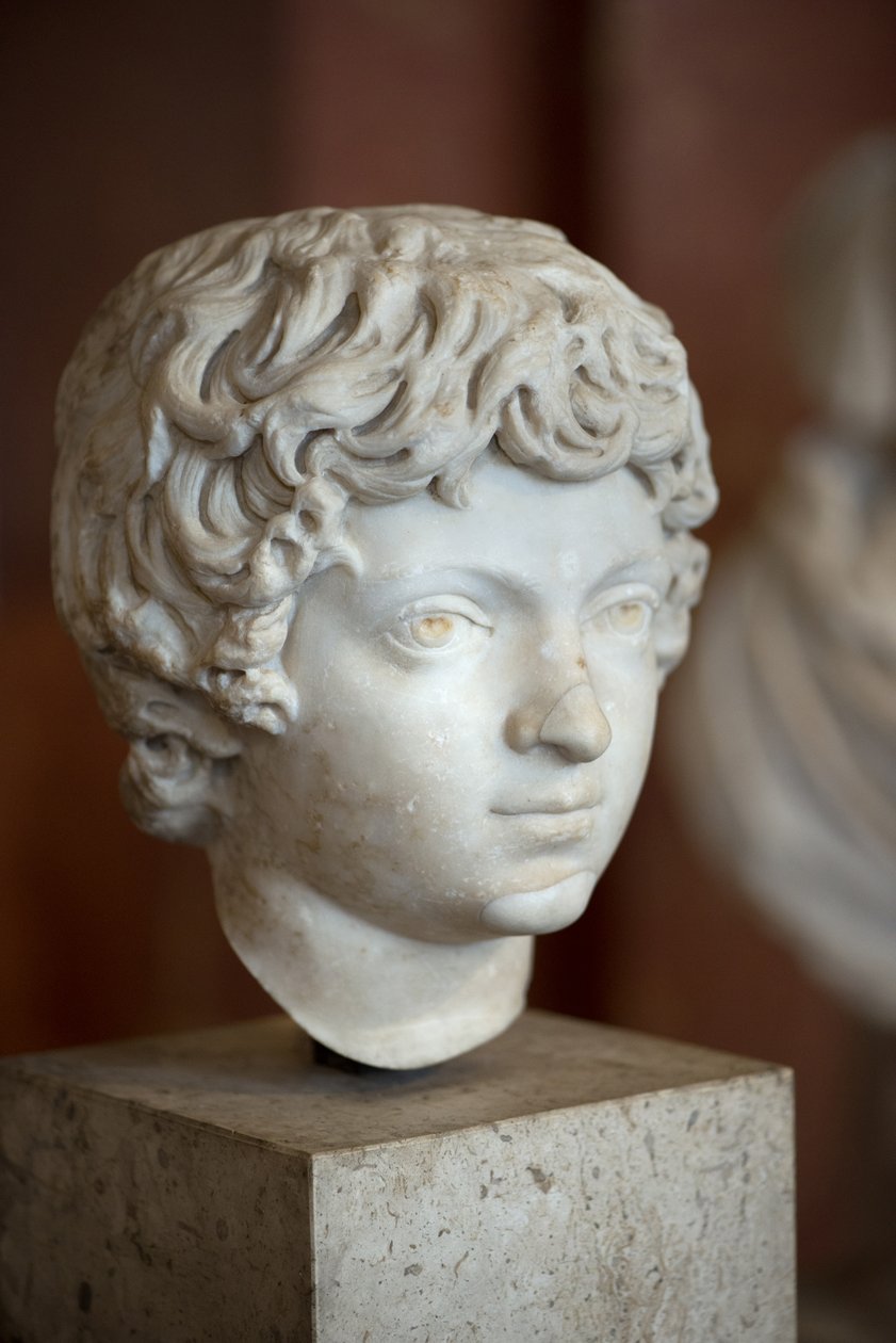 Hoofd van de Romeinse keizer Caracalla als kind (188 - 217 AD) door Roman Roman