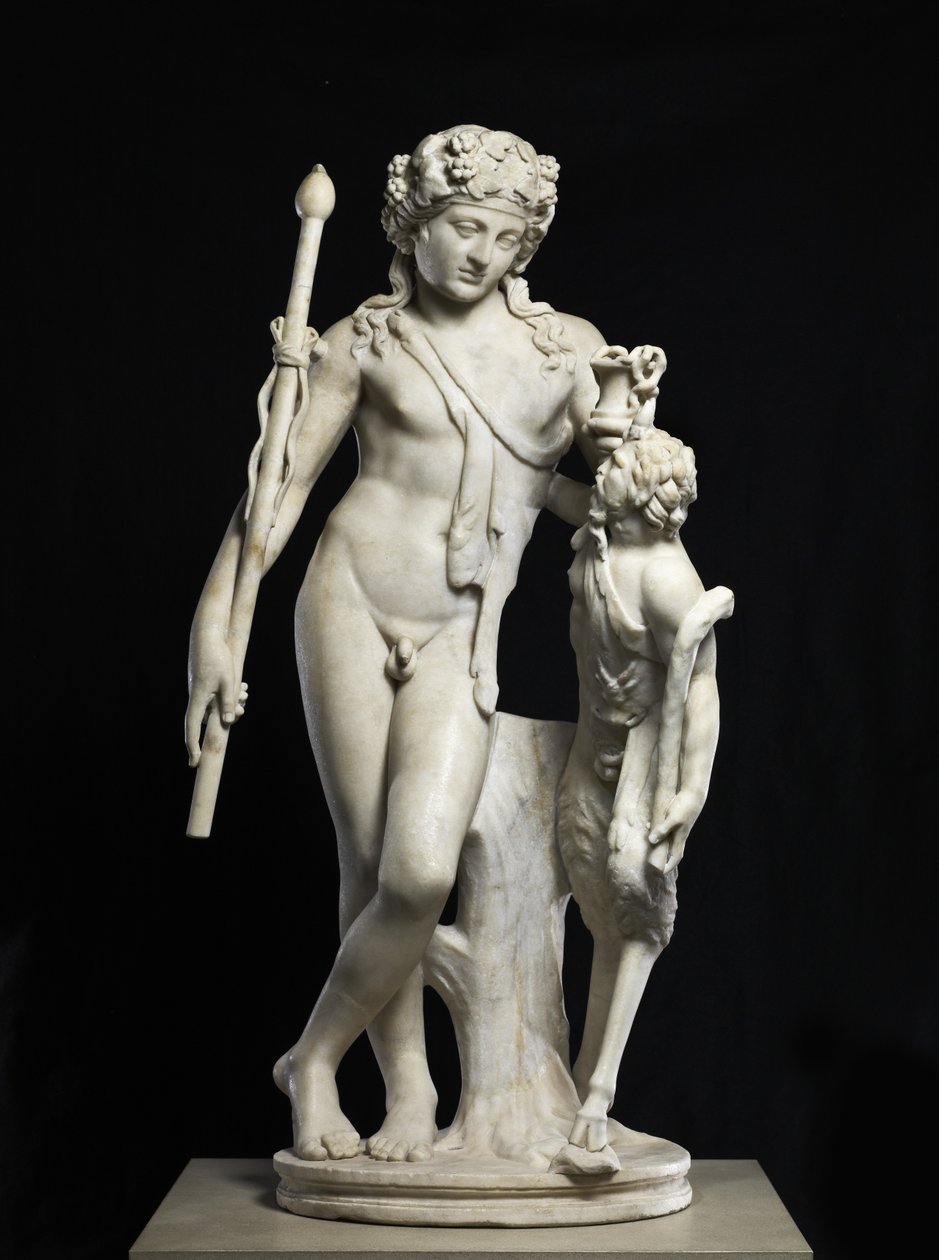 Dionysus met Pan, AD 50-150 door Roman Roman