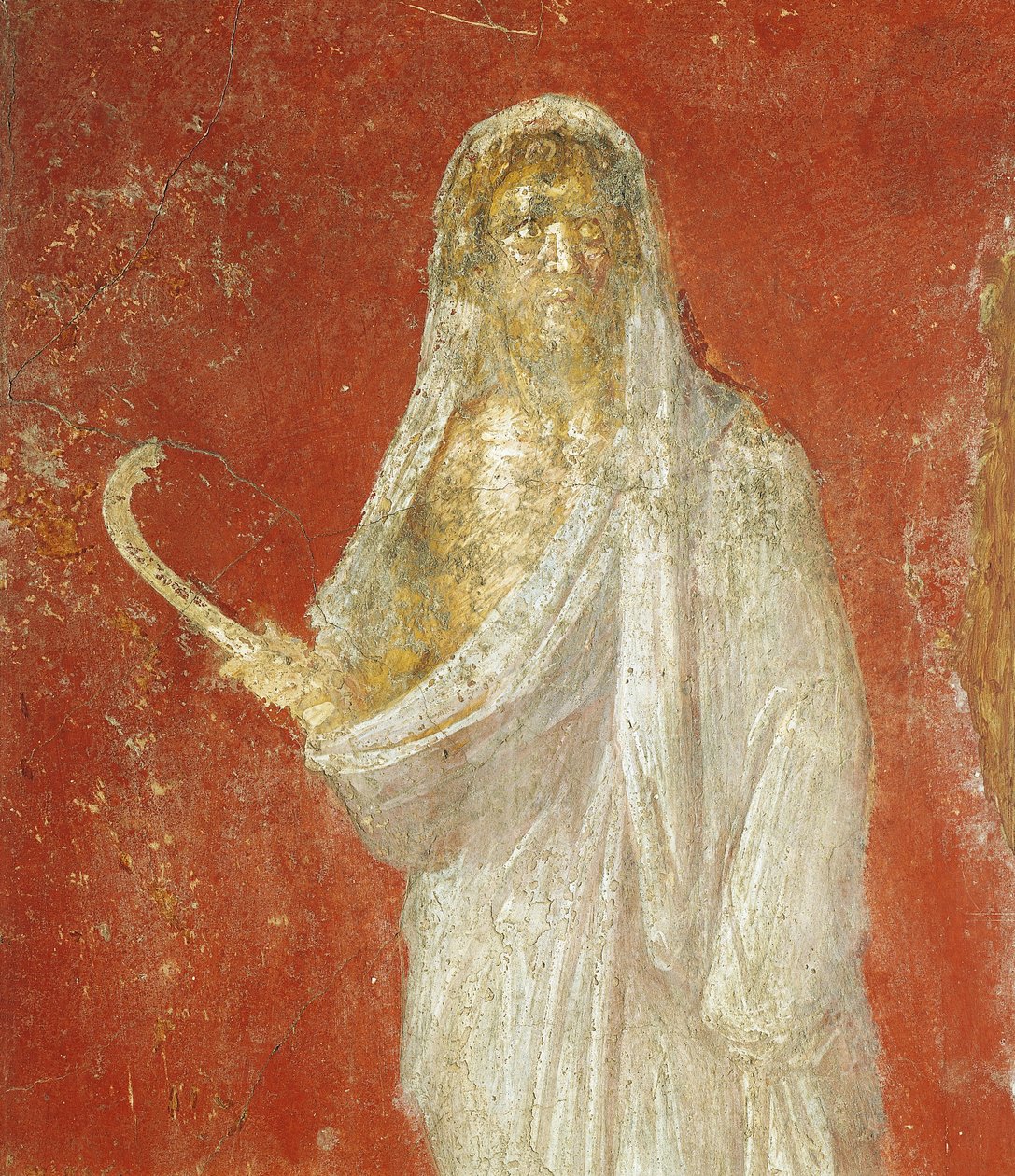 Fresco met Saturnus, uit Pompeii door Roman Roman