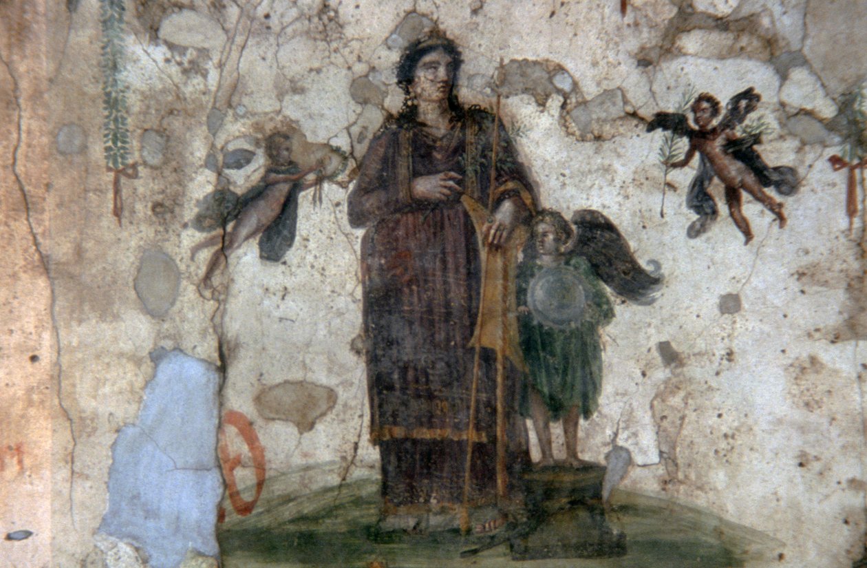 Venus Pompeiana, fresco uit de Taberna van de Vier Goden, Via dell
