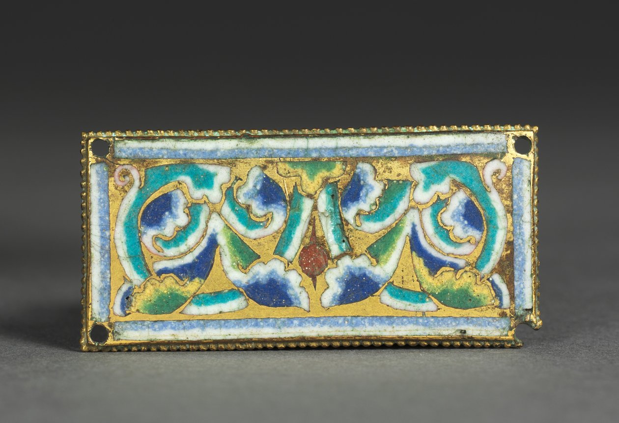 Plaquette van een reliekschrijn, ca. 1180-1190 door Romanesque