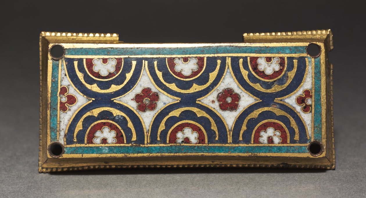 Plaquette, waarschijnlijk van een reliekschrijn, ca. 1180-1190 door Romanesque