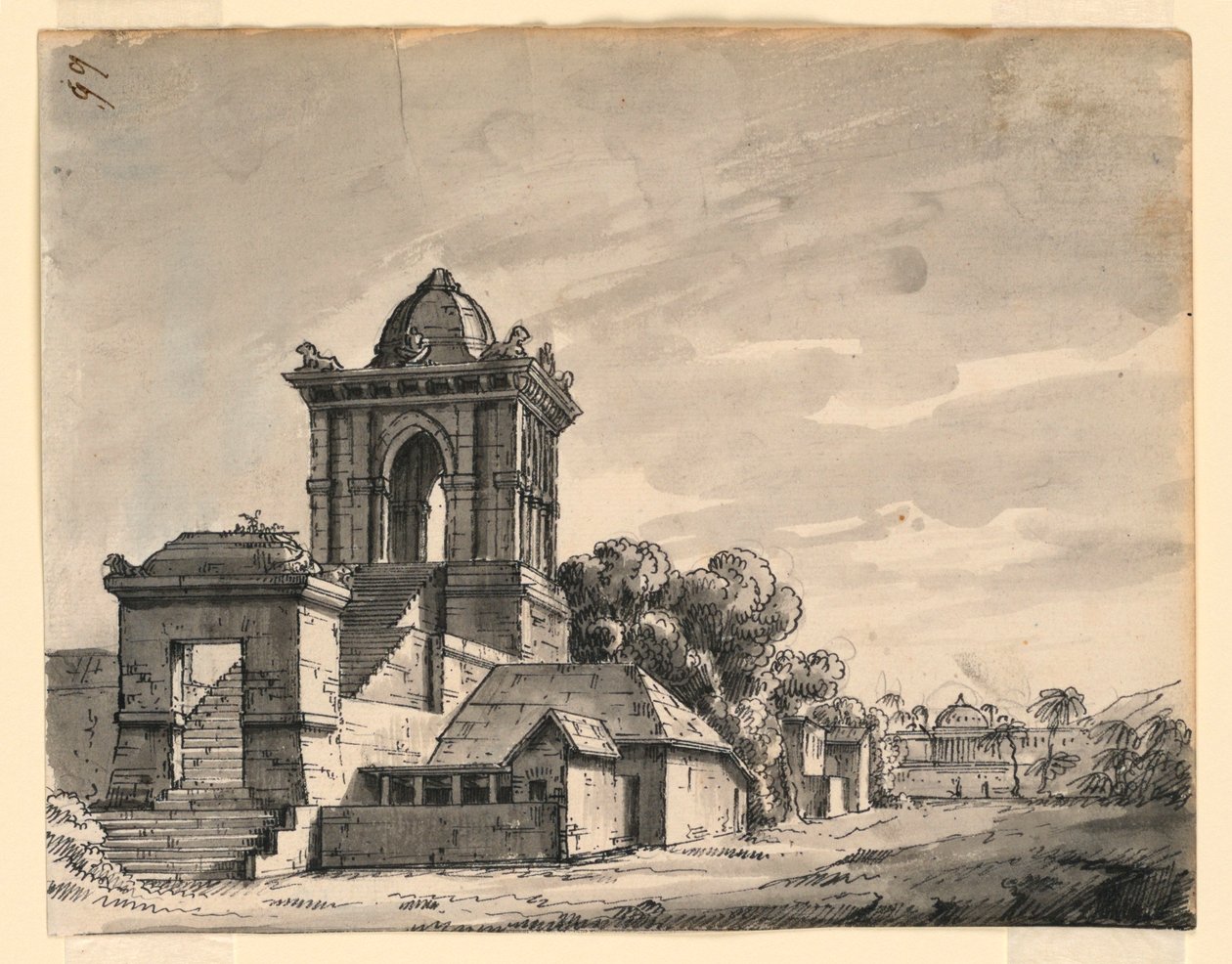 Toneelontwerp, Paviljoen en Kleine Gebouwen door Romolo Achille Liverani