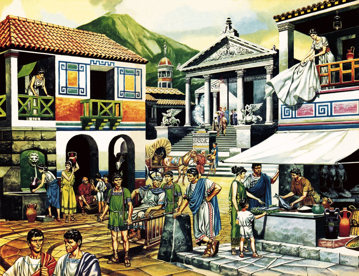 Pompei door Ron Embleton