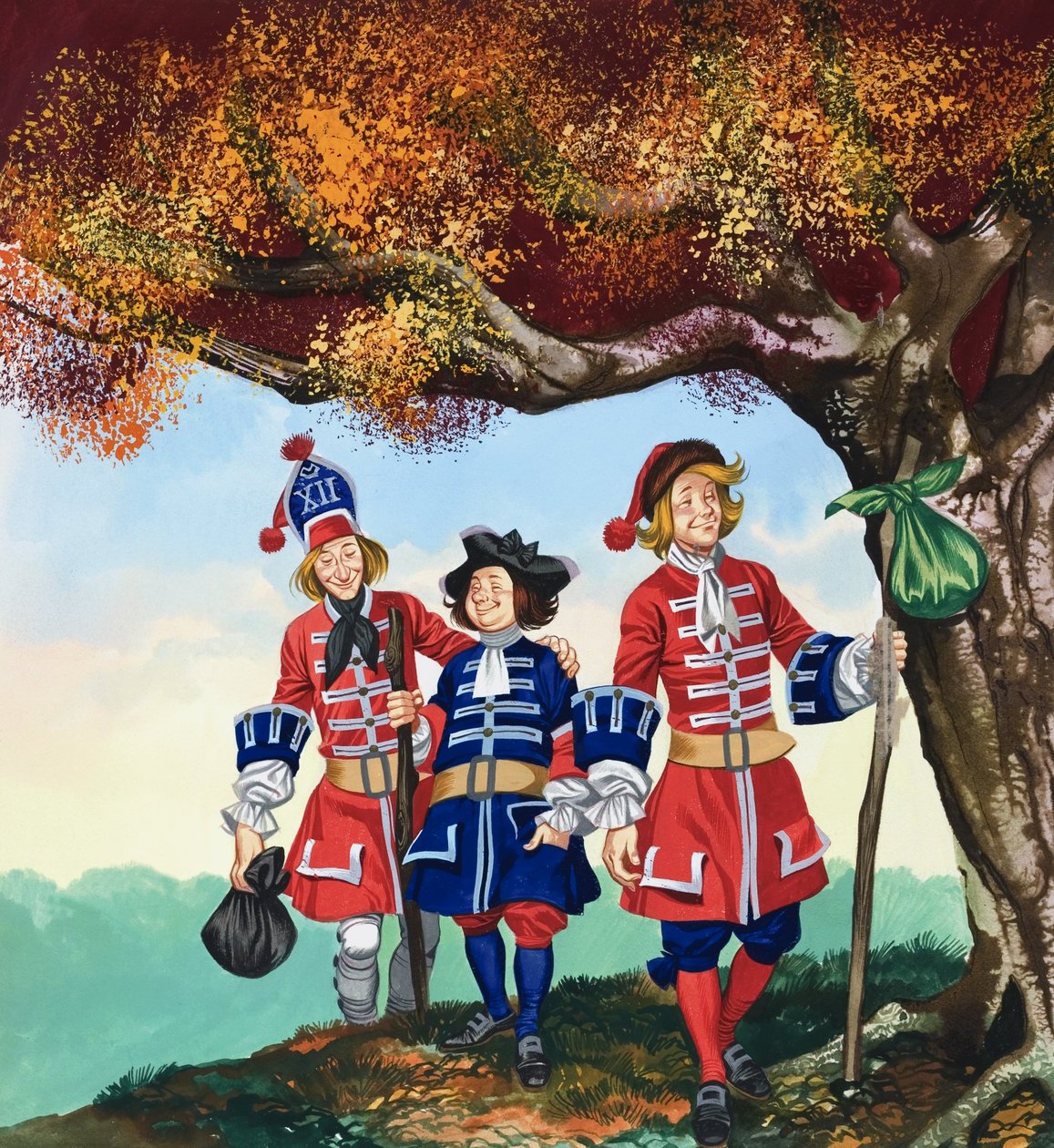 De drie soldaten door Ron Embleton