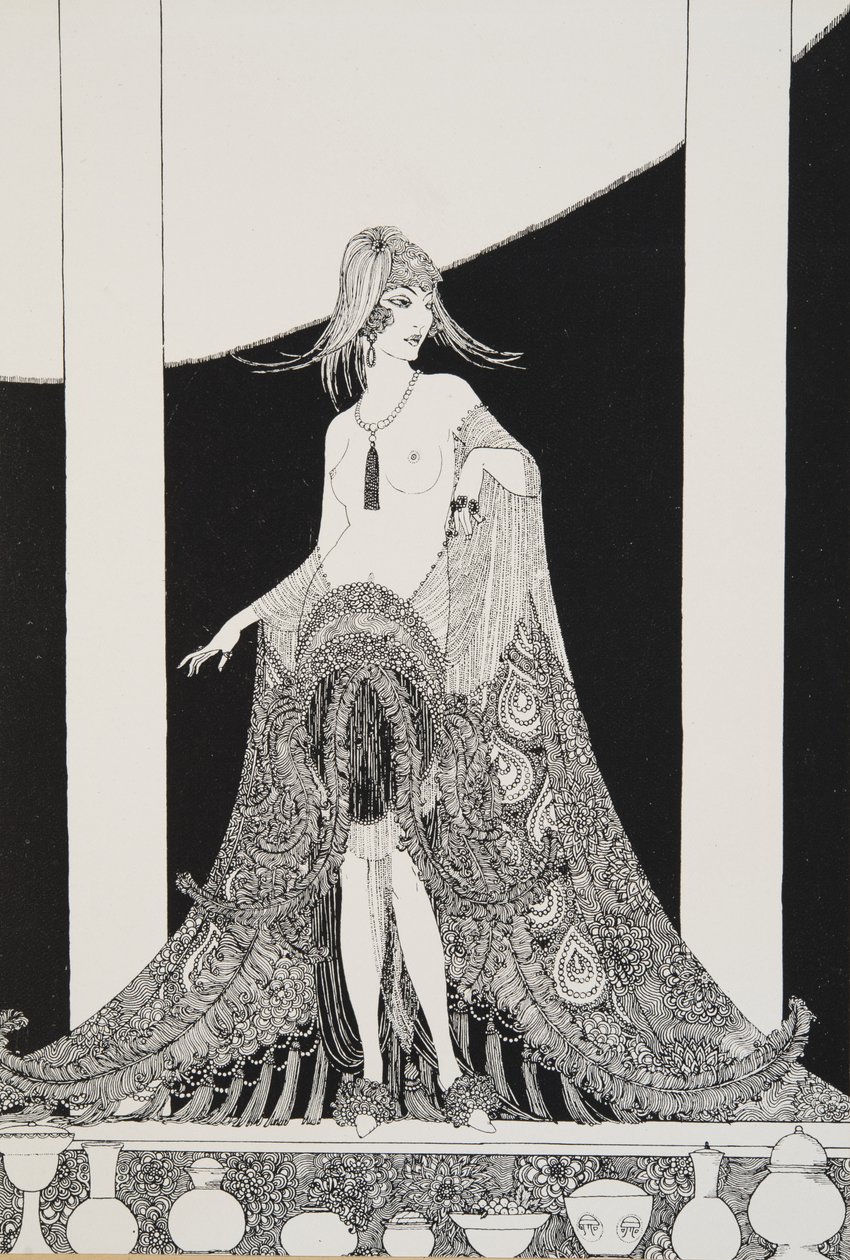 Illustratie uit Rubáiyát van Omar Khayyam, 1920 door Ronald Balfour