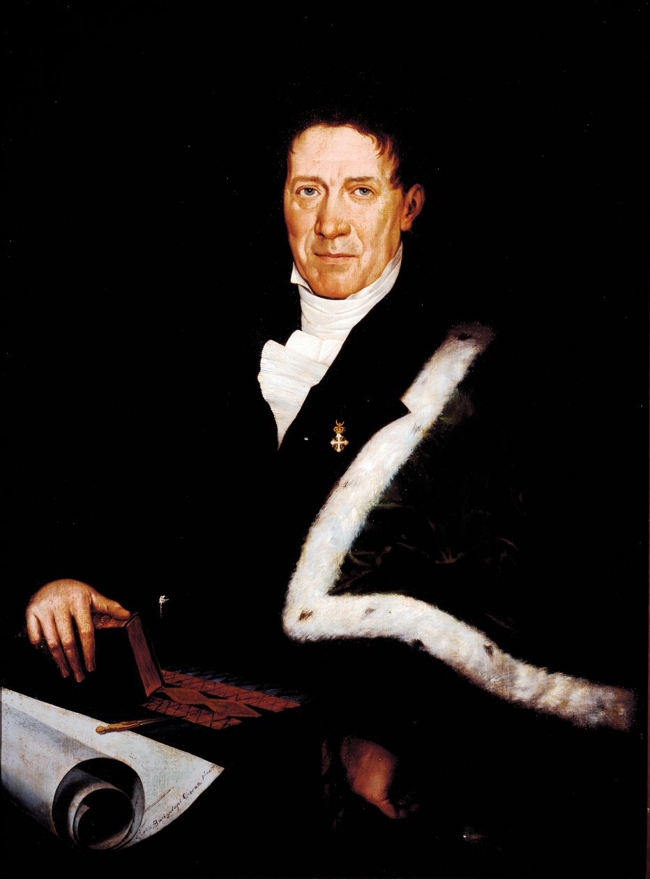 Portret van de architect Carlo Barabino (1768-1835) door Rosa Bacigalupo Carrea