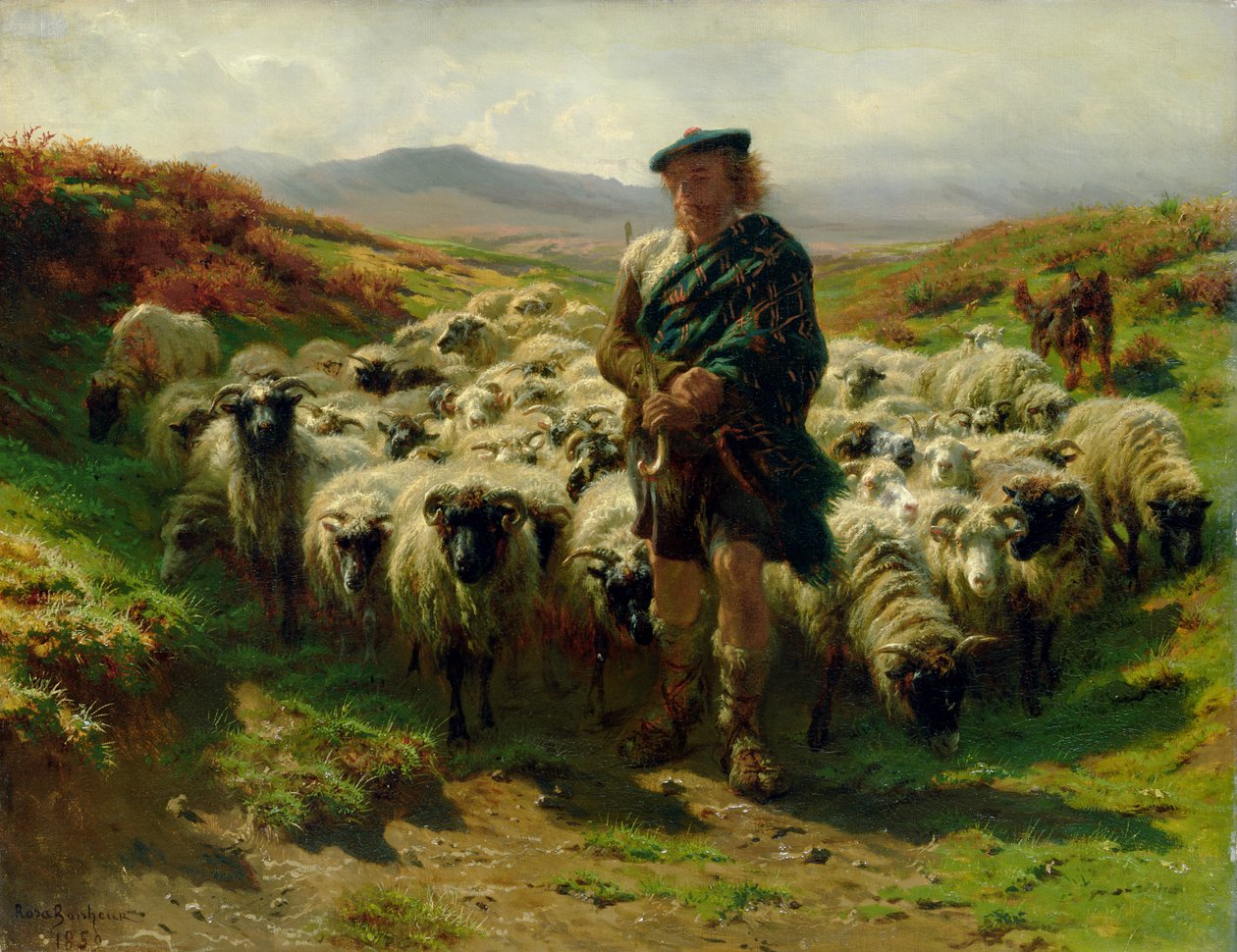 De Hooglandherder, 1859 door Rosa Bonheur