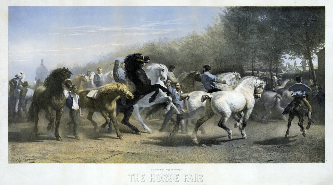 De Paardenmarkt door Rosa Bonheur