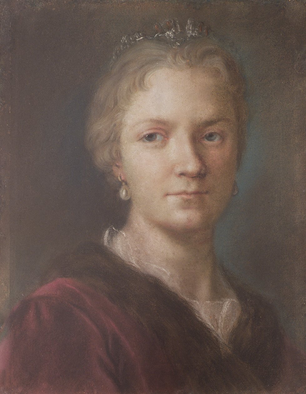 Zelfportret door Rosalba Giovanna Carriera