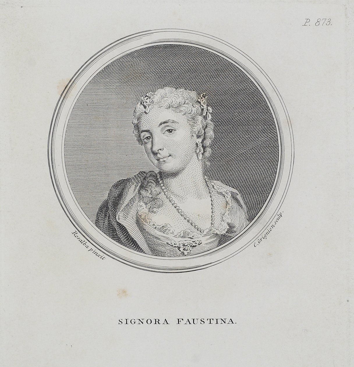 Signora Faustina, uit 