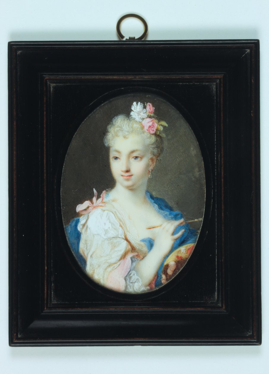 Zelfportret door Rosalba Giovanna Carriera