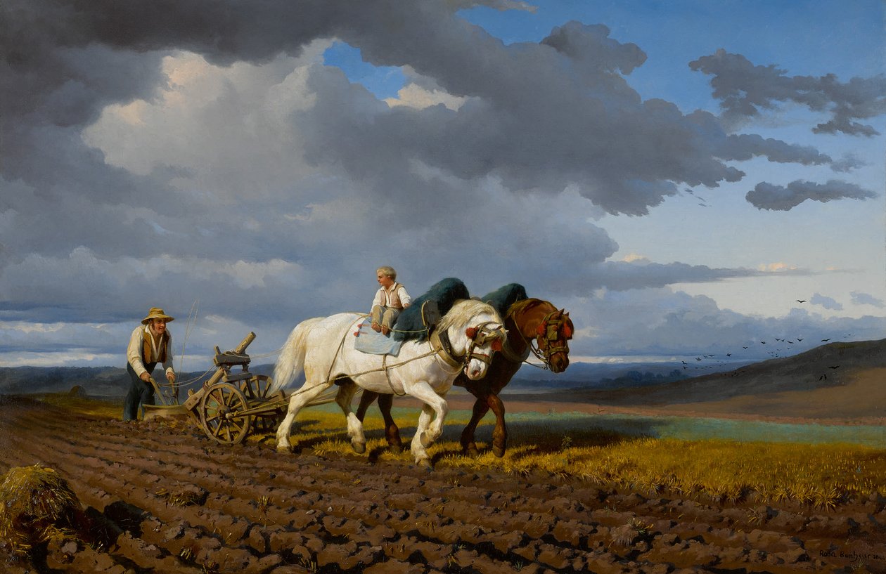 Het Ploegen, 1844 door Rosa Bonheur