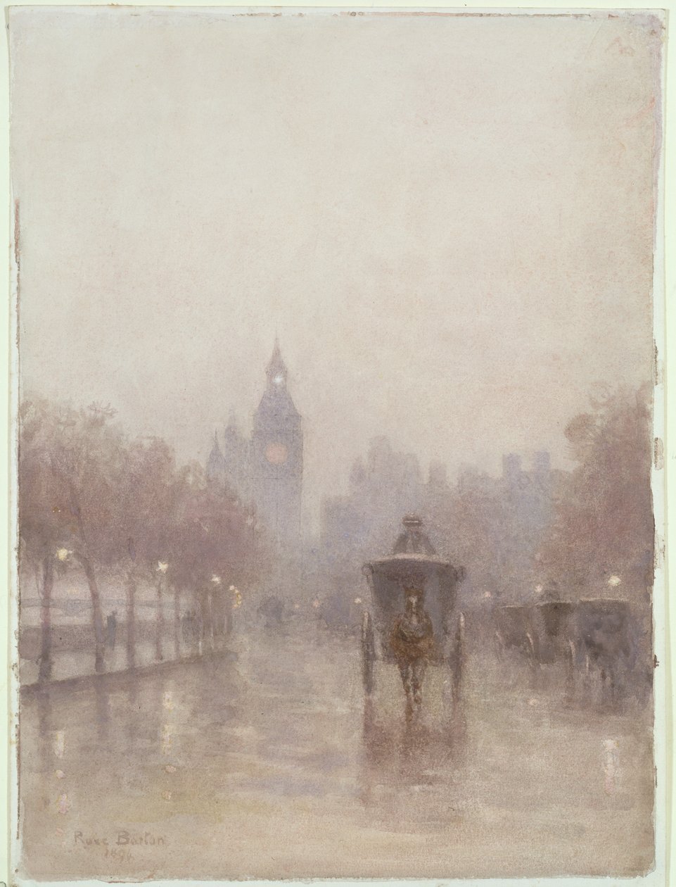 Big Ben, 1894 door Rose Maynard Barton