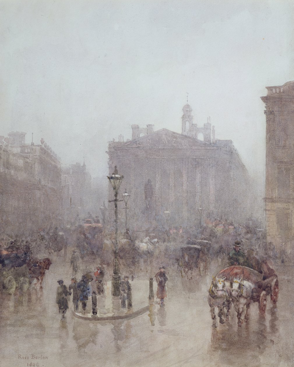 De Royal Exchange, 1894 door Rose Maynard Barton