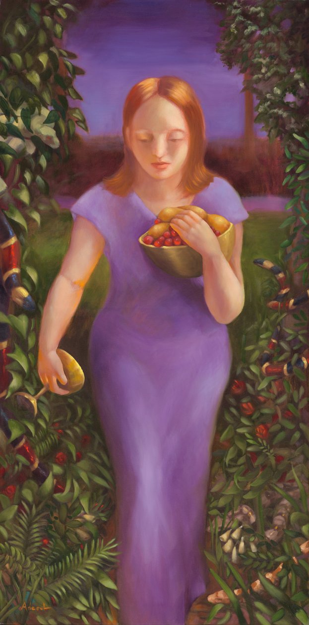 Psalm 23: In De Aanwezigheid van Mijn Vijanden, 2008 door Rosemarie Adcock