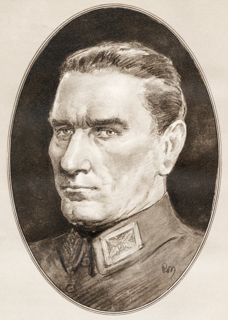 Mustafa Kemal Ataturk, uit Levensbiografieën van beroemde mannen door Ross Gordon