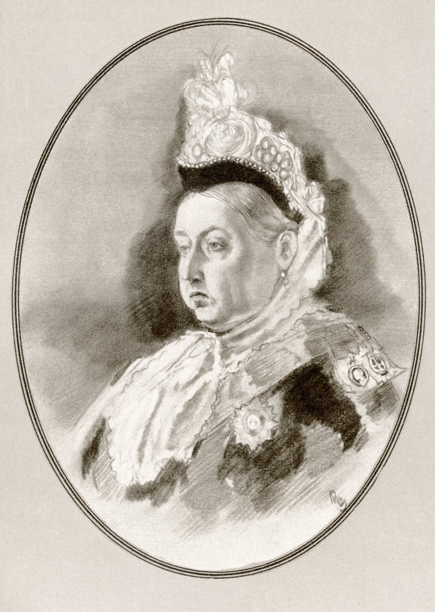 Victoria, uit Levensbiografieën van beroemde heersers door Ross Gordon