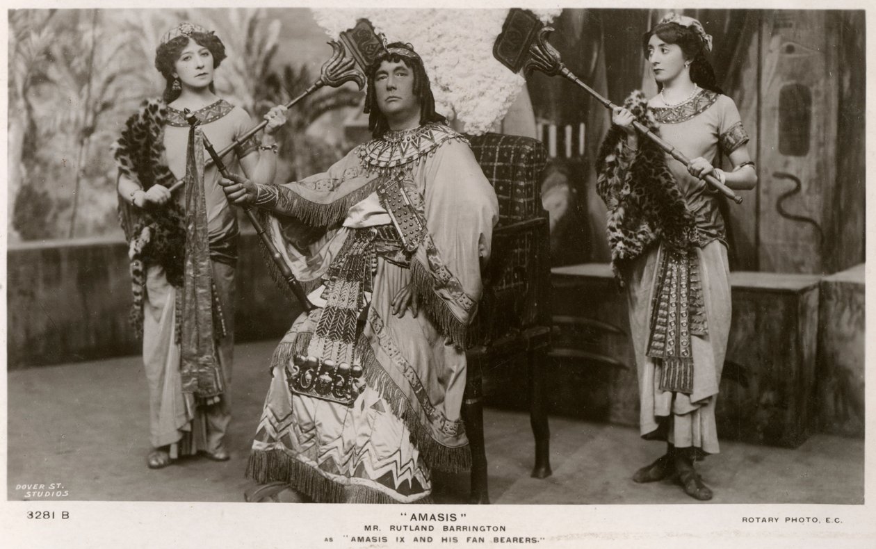 Leden van de cast van Amasis, ca. 1906 door Rotary Photo